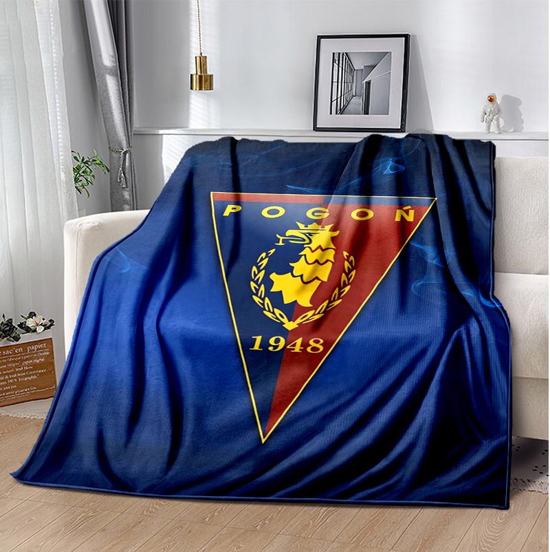 Mks Pogo Szczecin Flannel Blanket Soft Warm All-Season Throw, Design for Camping, Car Travel, Hiking Sofa, Bed, Office Perfect Gift for Parties