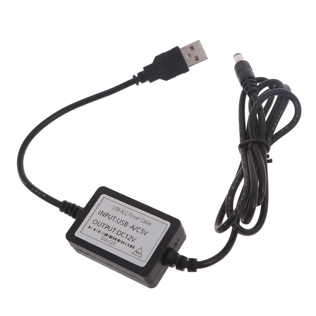 Зарядное устройство USB к DC USB 5V к DC 12V 5.5 x 2.1мм Кабель питания для светодиодных лент, роутера, зарядный шнур 115СМ