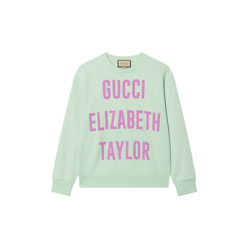 Gucci Свитшот Elizabeth Taylor Зеленый 688219-XJEF9-3176