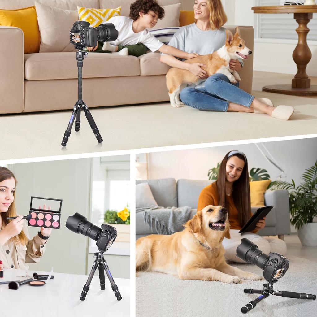 ARTCISE Tube Mini Carbon Tripod 28 мм, шаровая головка с низким центром тяжести, ограниченный центр, волшебный зажим для смартфона, простой штатив, совместимый с ЧПУ