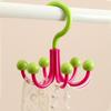 6pcs Six Claws Rotating Hook Space-Saving Scarf Hat Bag Organizer Multi-Functional Hooks  Laundry