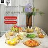 Corelle Brands Pyrex Visions Набор стеклянной посуды для ужина из 16 предметов Shiny Crystal