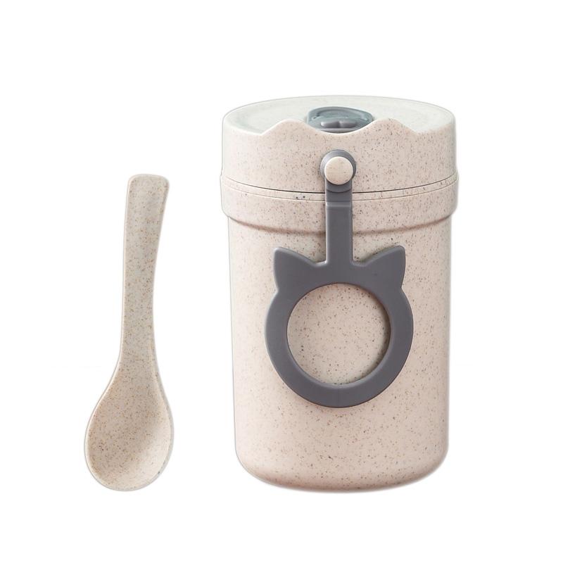 Коробка для бенто из нержавеющей стали, сумка для обеда в микроволновой печи, простая миска для супа, студенческая детская портативная посуда, чашка для молока