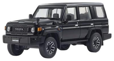 Kyosho Оригинальный масштаб Toyota Land Cruiser 70 Черный Готовый продукт KS03928BK 1/43 (Отношение Слюда)