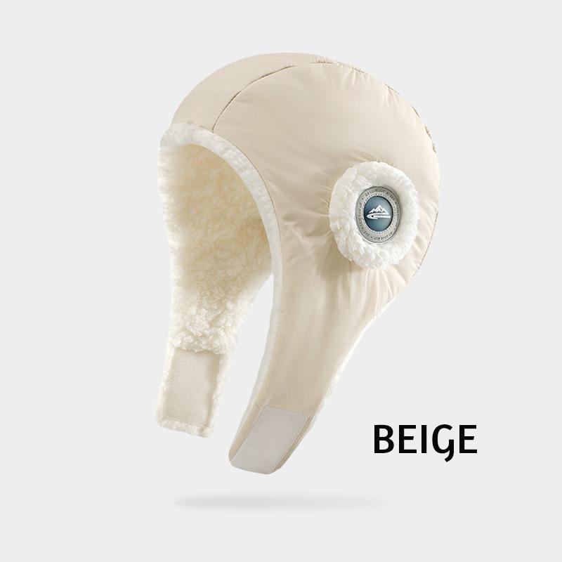 Зимняя лыжная шапка, водонепроницаемая и ветрозащитная шапка для защиты ушей, утолщенная теплая головной убор для холодной погоды