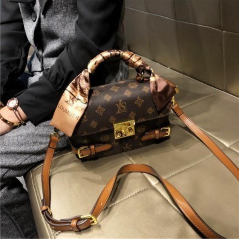 Новая Сумка Кросс-боди Осенняя Женская Кожаная Сумка Маленькая Сумка На Одно Плечо Маленькая Квадратная Сумка