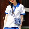Новые женские поло MLB Los Angeles Dodgers, белые 3FPQ03023-07BLD