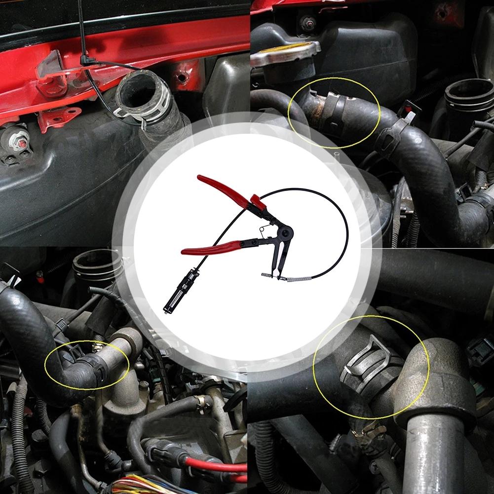 Автоматические плоскогубцы для хомутов шлангов Инструмент для хомутов шлангов Тип кабеля Гибкий провод Длинный радиус действия для ремонта автомобиля Плоскогубцы для снятия хомутов шлангов Ручной инструмент