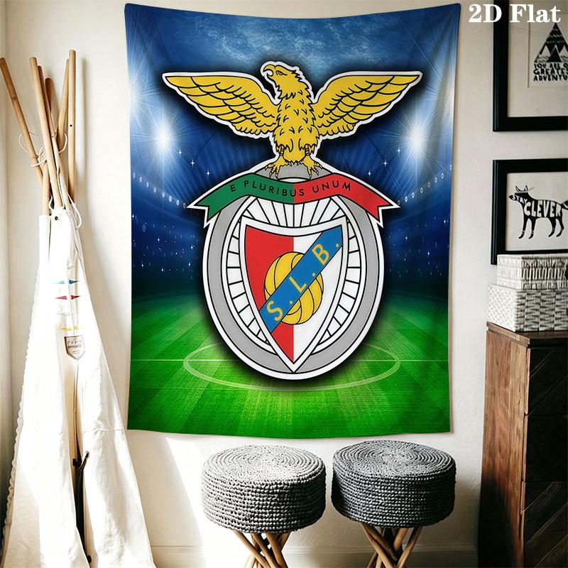 Benfica CLUB Wall Hanging Printed Fabric Blanket Decorative Tapestries for Bedroom Living Room Home Decor
