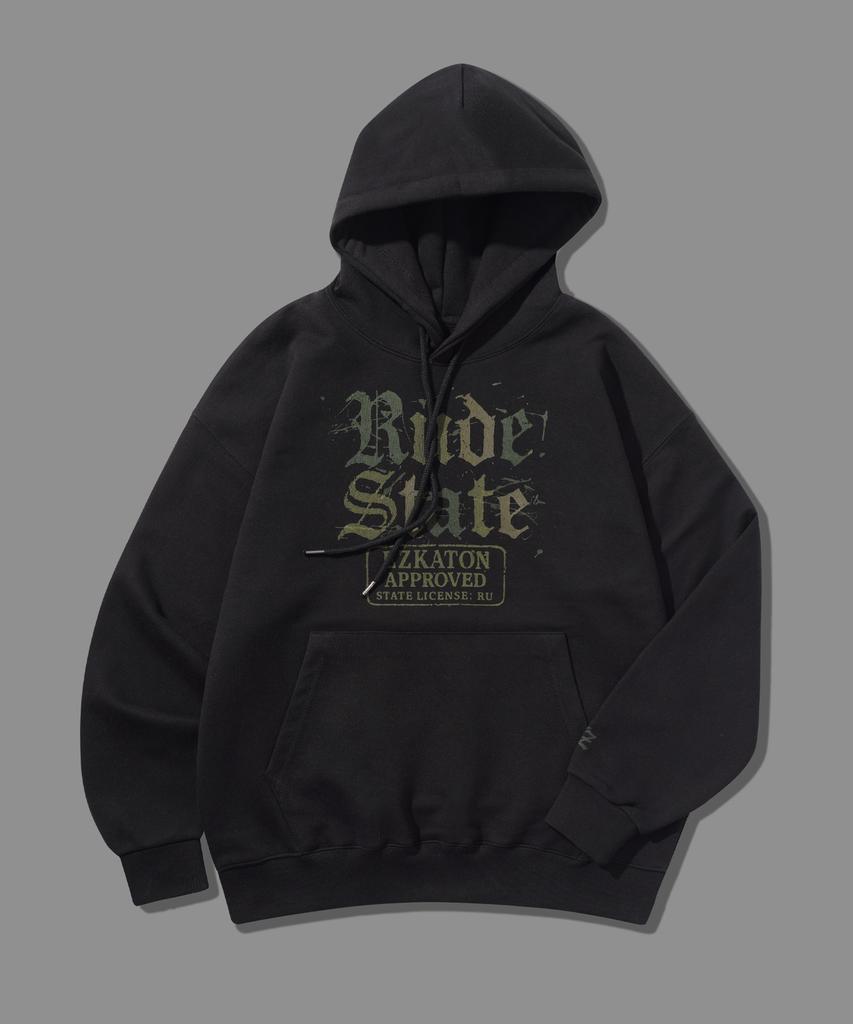 Rude State Худи Черное Jihd6895