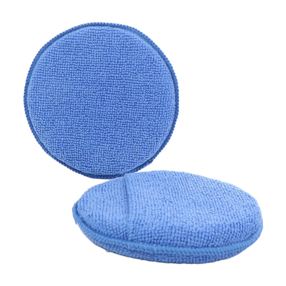 6pcs Double-sided Cleaning Pads Rags Ultra-Soft Car Wax Applicator Pad  Auto Detailing