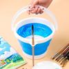 Silicone Folding Mini Bucket for Washing Painting Brush Watercolor Drawing Water Cup Washing Cleaning Tools Paint Pallette
