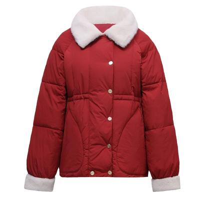 Женская короткая зимняя стеганая одежда, новая модная одежда "маленький хлеб", стеганая куртка