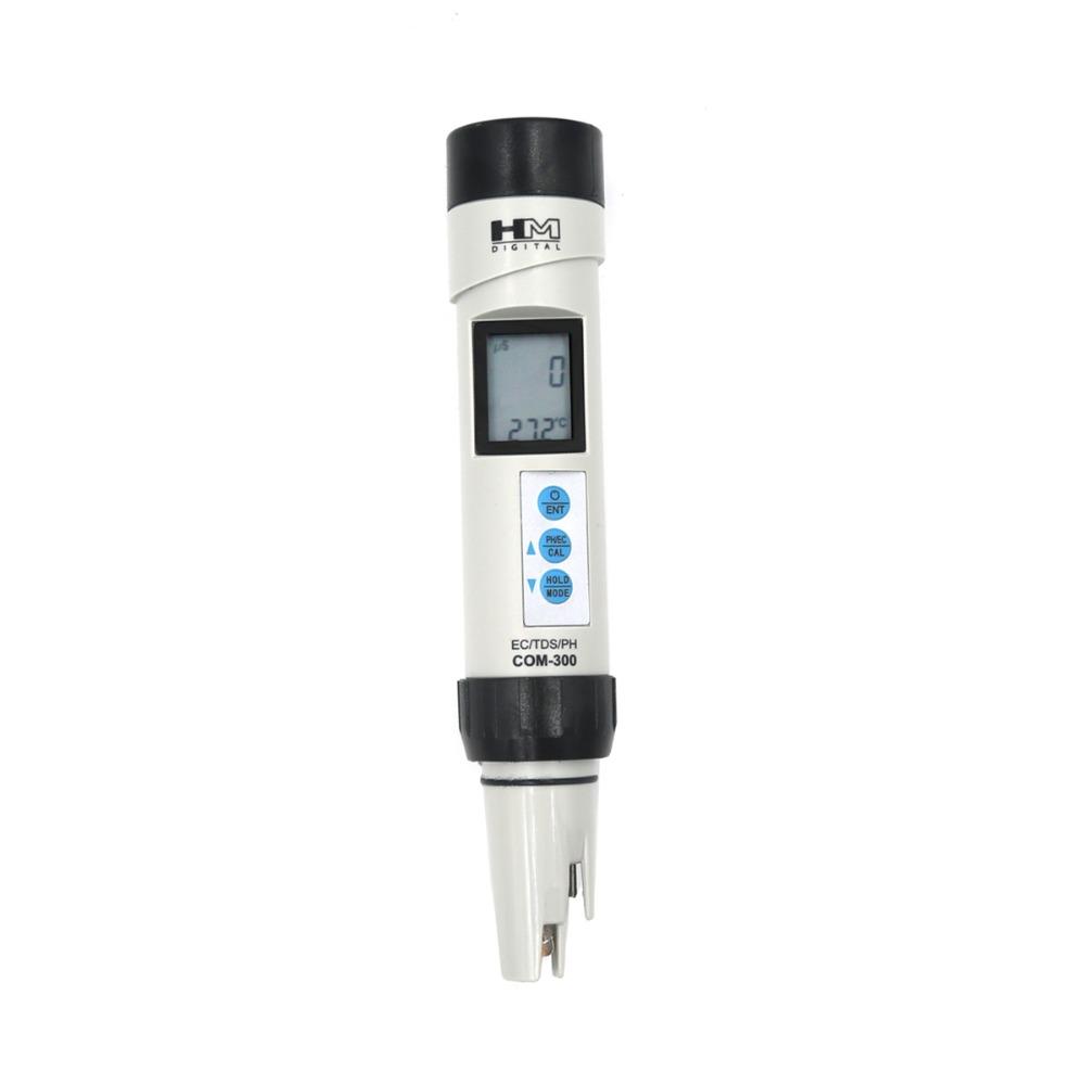 Тестер качества воды HM COM-300 EC TDS PH 4 в 1 метр PH-200 PH метр водонепроницаемый тестер ОВП с ATC калибровкой и удержанием данных