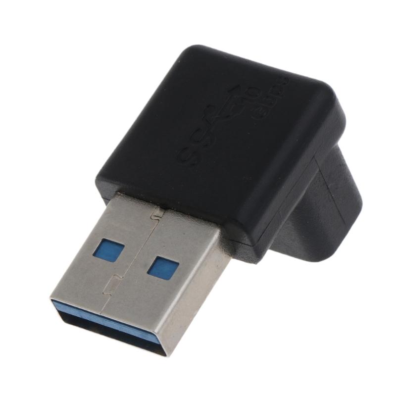 Новый 90-градусный адаптер-разъем USB 3.0 A папа-мама под прямым углом USB-штекер для ноутбука/ПК