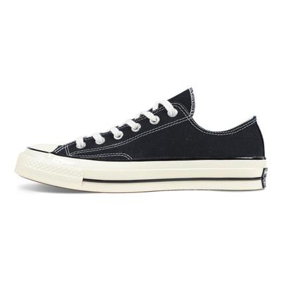 1970-е Chuck Taylor Ctas Повседневные и Универсальные Низкие Кеды из Канваса Унисекс Угольно-черные и Белые