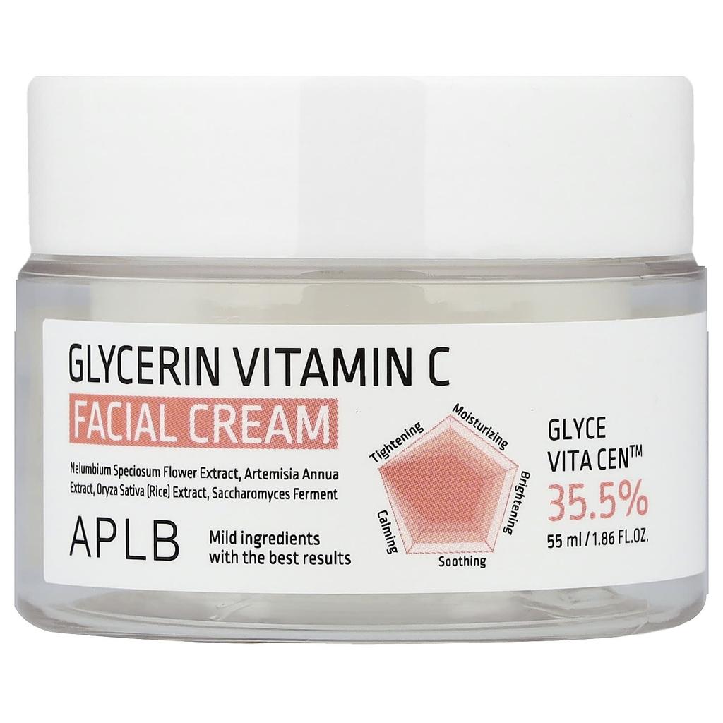 APLB Glycerin Vitamin C Facial Cream, 55ml (1.86 Fl Oz)