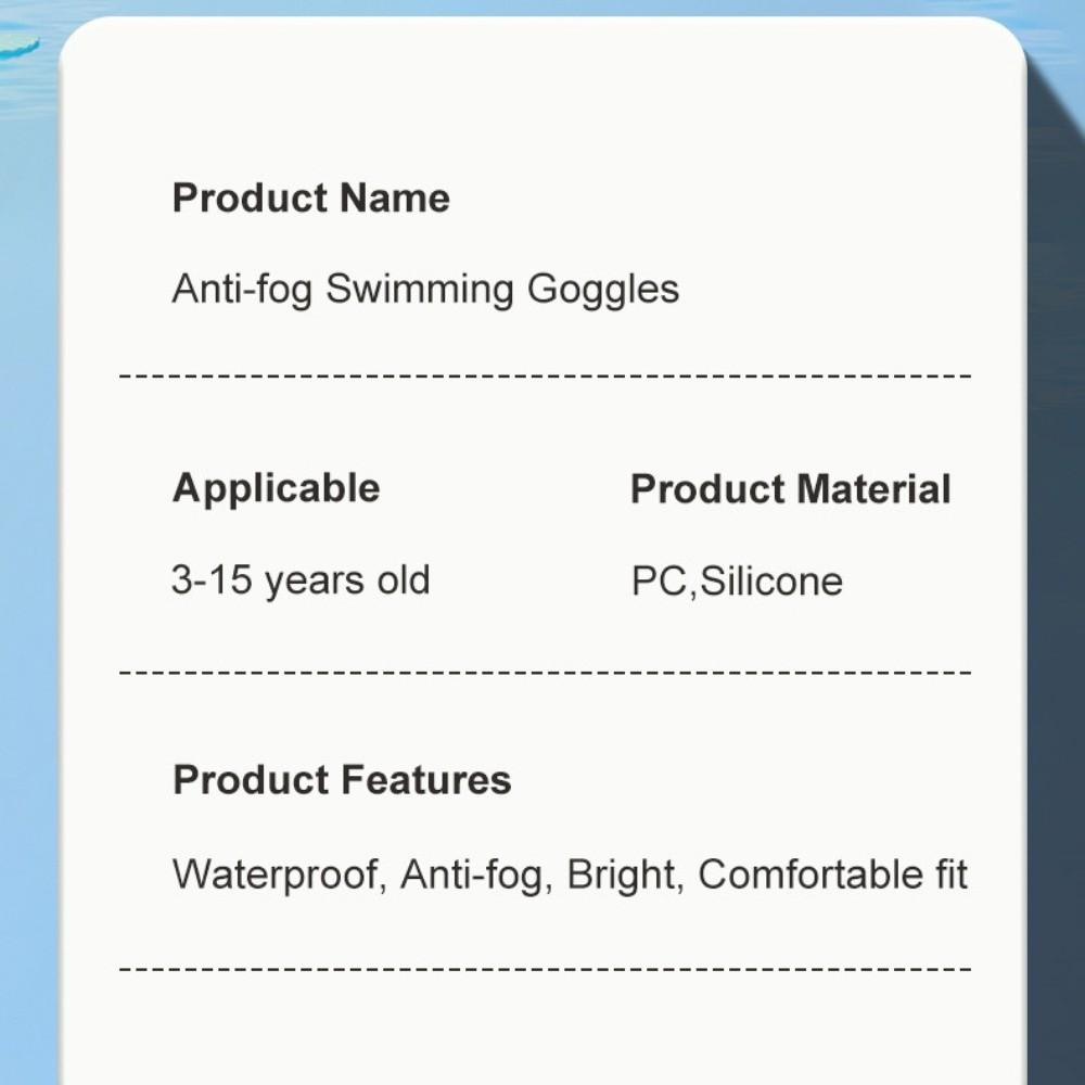 С берушами плавательные очки большой оправы дайвинг-очки набор унисекс детские плавательные очки дети