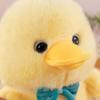 Новая кремовая маленькая желтая утка плюшевая игрушка кукла милая кукла-утка с галстуком-бабочкой детская тряпичная кукла