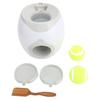 Dog Tennis Food Reward Machine Interactive Dog Ball Feed Machine with Feeding Flat Tray for Dog
