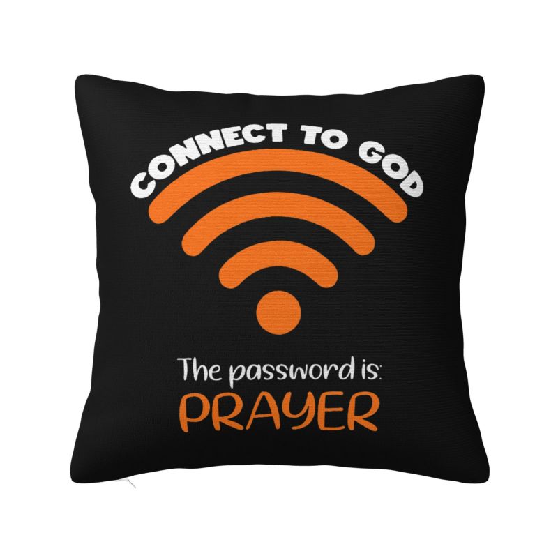 Power In The Name Of Jesus Throw Pillow Case Bedroom Decoration Christian Faith Cushions Cover For Sofa Polyester Pillowcase