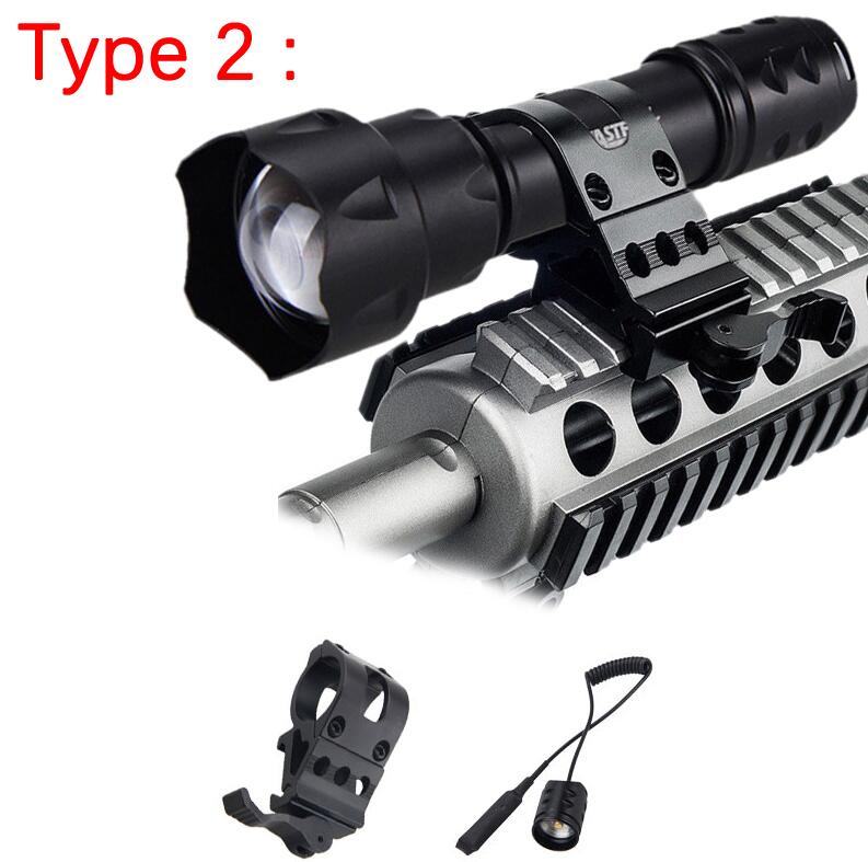 NEW 400 Yards Zoomable Focus 7 Watt 850 Nm LED Infrared Radiation IR Lamp Night Vision Flashlight Torch Linterna