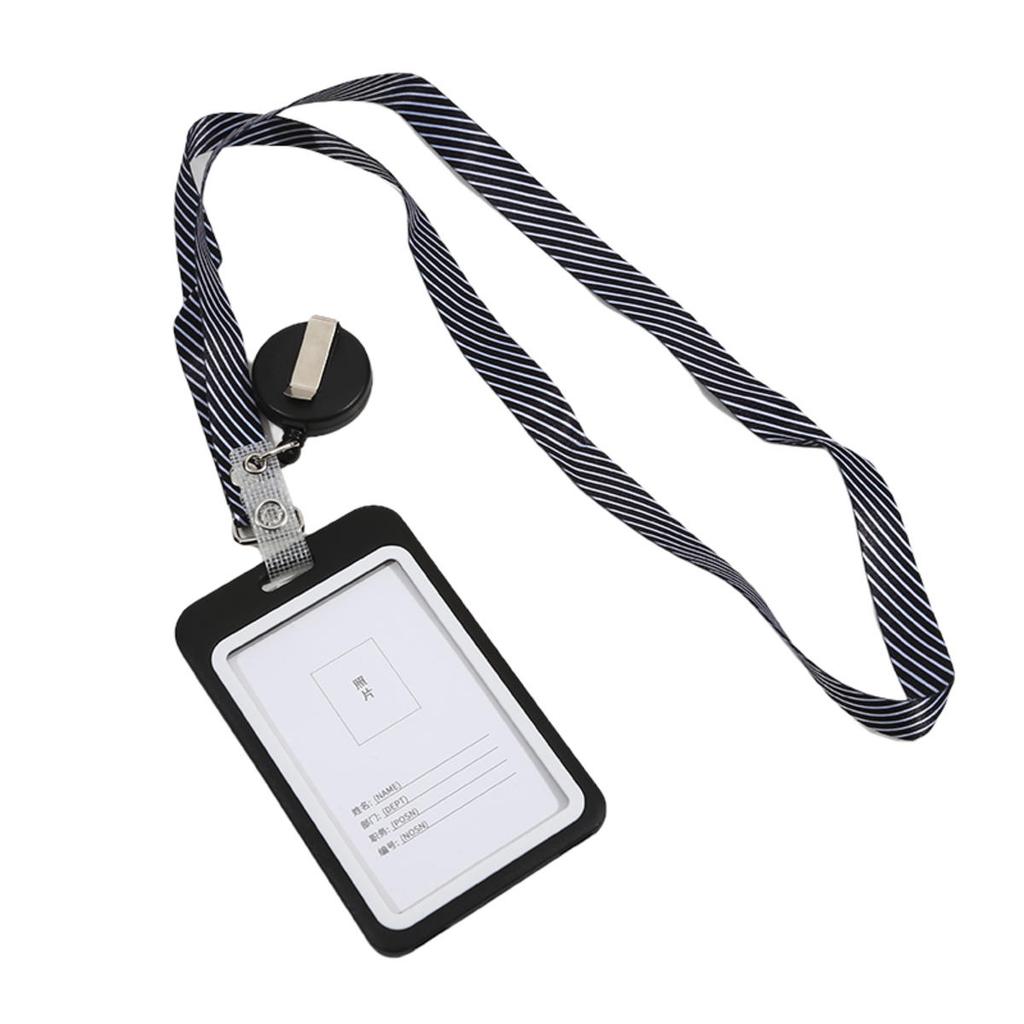 Ланьярды Держатель для бейджа Прозрачный Выдвижной Бейдж-ролик Съемный Держатель для ID-карты Рабочие аксессуары для медсестры Держат ID-карты Рабочие удостоверения Подходят