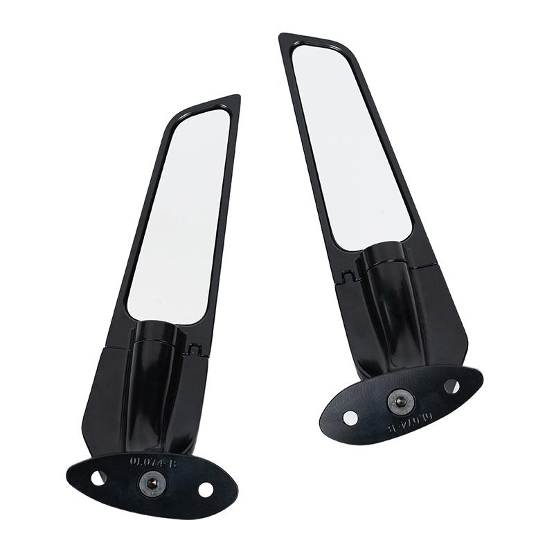 2 шт. Мотоциклетные зеркала Модифицированное ветровое крыло Регулируемое вращающееся зеркало заднего вида для YAMAHA R6 1999-2011