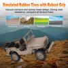 Remote Control Car, 2.4Ghz 4WD Off Road Vehicle with Lights, 1:10 All Terrain Electric Toy for Adult Kid Boy Yellow 1