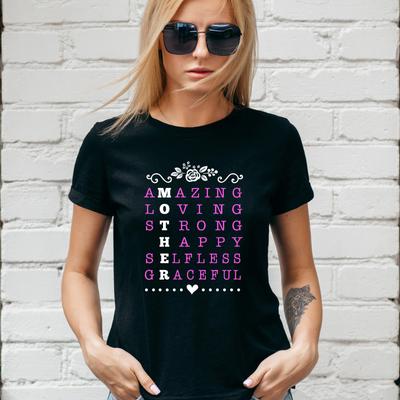AMAZING MOTHER T-SHIRT, Gift for Her, MOTHERS DAY, MOM, Lady Fit or Unisex
