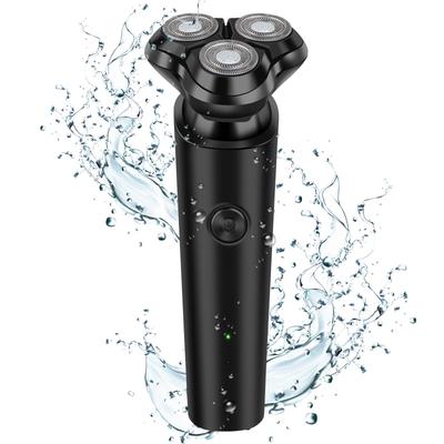 Voviee Электрическая Роторная Close Низкий IPX7 Полностью USB Быстрая Японская Инструкция в Комплекте Мужская Бритва, 3-Лезвийная Бритва, Бритье, Шум, Водонепроницаемая,