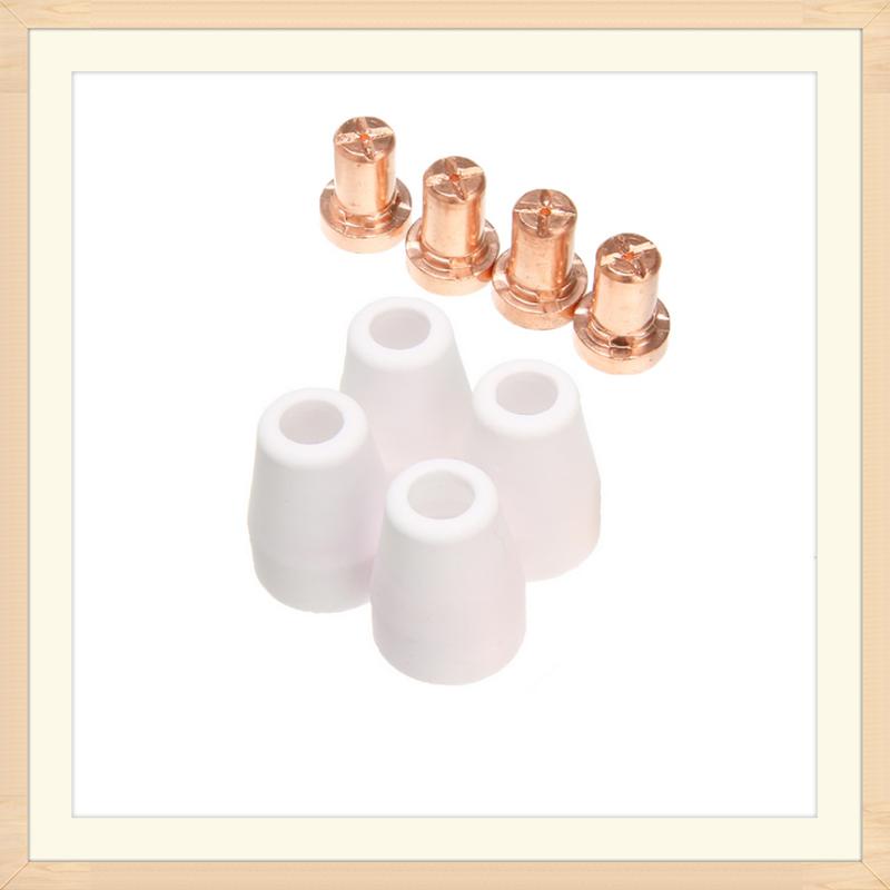 60 шт. Керамический + металлический плазменно-воздушный резак расходные материалы удлиненный наконечник сопла электрод для горелки PT31 LG40 CUT-50D