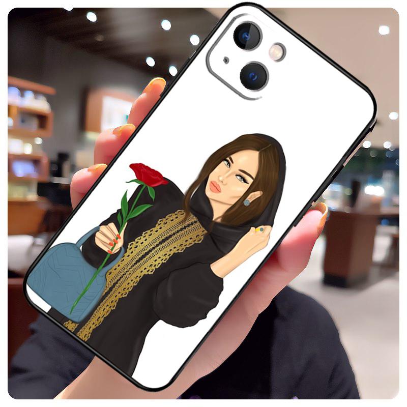 Мусульманский Исламский Арабский Хиджаб Девушка Чехол Для iPhone 17 Pro Max 15 14 13 11 12 16 Pro Max mini 15 16 Plus 16e 17 Air Чехол для Телефона