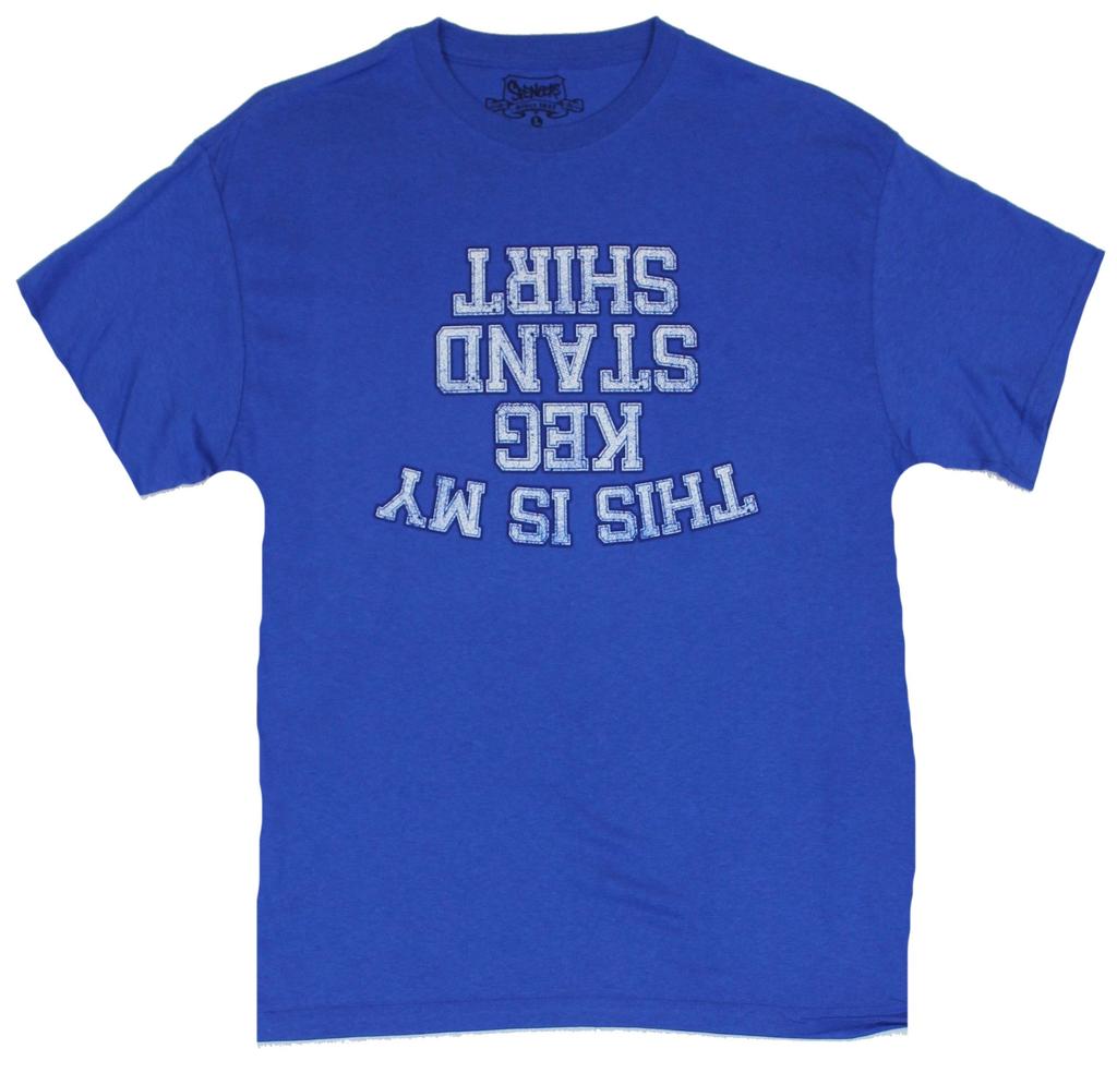 Crude Attitude Adult New T-Shirt - "This is My Keg Stand Shirt"