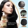 500ml Black Castor Oil Nourishing and Repairing Conditioner Large Capacity To Improve Frizz and Split Ends Hair Care