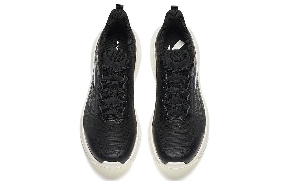 Women's Sneakers Anta Light Cloud Cushioning, Wear Resistant Low top Running Shoes Women's Black