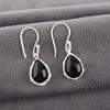 Black Tourmaline Earrings Gemstone Jewelry, 925 Solid Sterling Silver Earrings, Handmade Amazing Earrings Jewelry