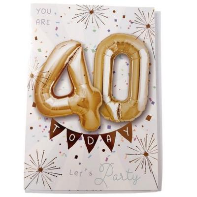 Шар-фольга «Ощущения 40 Сегодня»