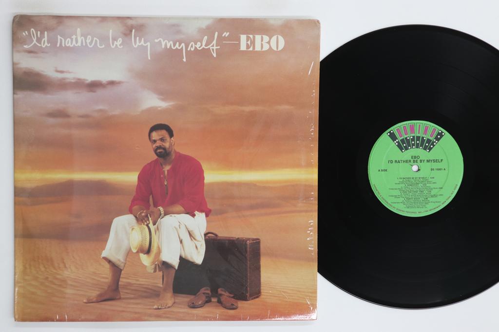 LP Record EBO  Id Rather Be By Myself DS15001 DOMINO 1986 US SoulFunk Used