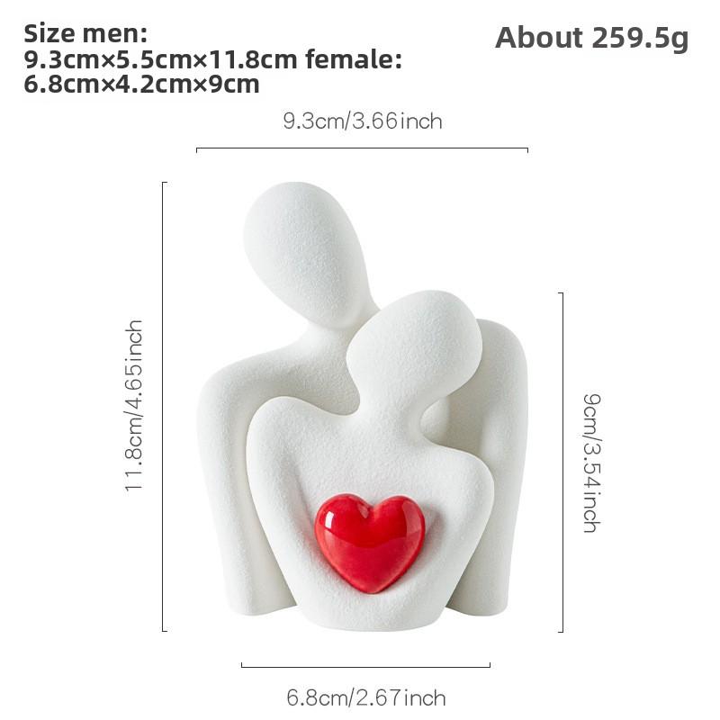 Керамическое украшение ручной работы Свадебный подарок Украшение для пары Керамическое украшение для свадебной комнаты Свадебный подарок на Танабату