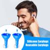 1/2 Pairs Inflatable Earplugs Noise Reducing Hearing Protection Earplugs Waterproof Silicone Concerts Work Study Sleeping Silent Earplugs