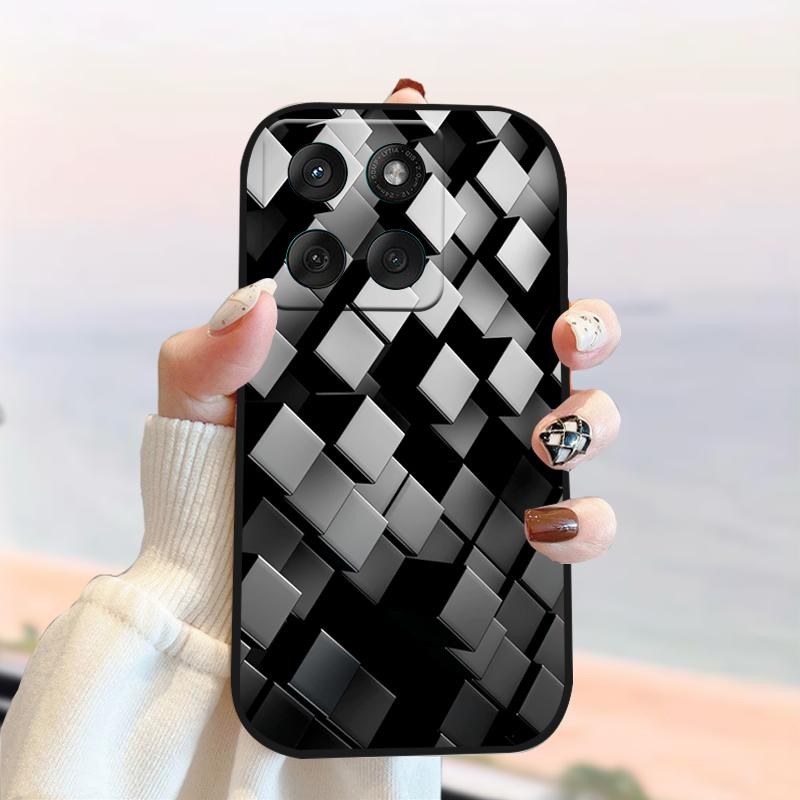 Чехол для Motorola Edge 60 Fusion 5G XT2503-4 Силиконовый Мягкий ТПУ Чехол для телефона Для Moto Edge60 Fusion Милые Чехлы-протекторы с пандой
