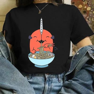 Манга Почита Макима футболка для женщин Японское аниме Человек-бензопила футболка Унисекс Смешная мультяшная графическая футболка с коротким рукавом Летняя