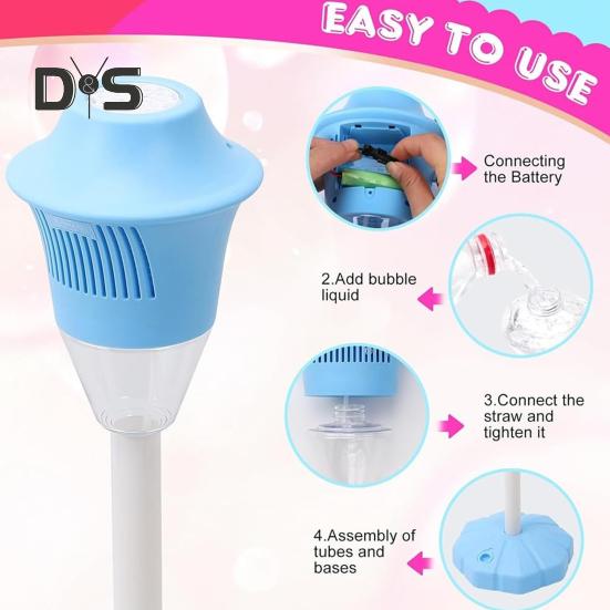 Подставка для машины для мыльных пузырей, автоматическая машина для создания мыльных пузырей с ночным светом и музыкой, вертикальная машина для создания мыльных пузырей на открытом воздухе для свадьбы, дня рождения, пикника, кемпинга, вечеринки