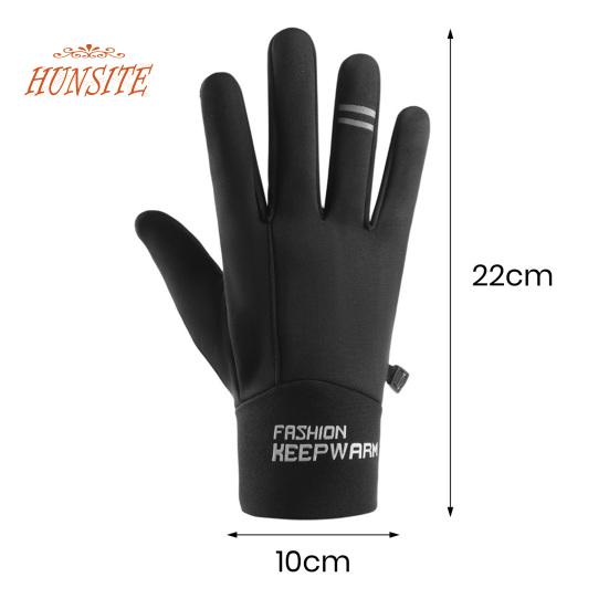 1 пара перчаток для верховой езды, водонепроницаемые, противоскользящие частицы на ладони, сенсорный экран, пять пальцев, унисекс, теплые, мягкие, ветрозащитные, перчатки для альпинизма на открытом воздухе и кемпинга