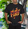 Fire and Ice DIY Last Minute Halloween Party Costume Couples T-Shirt