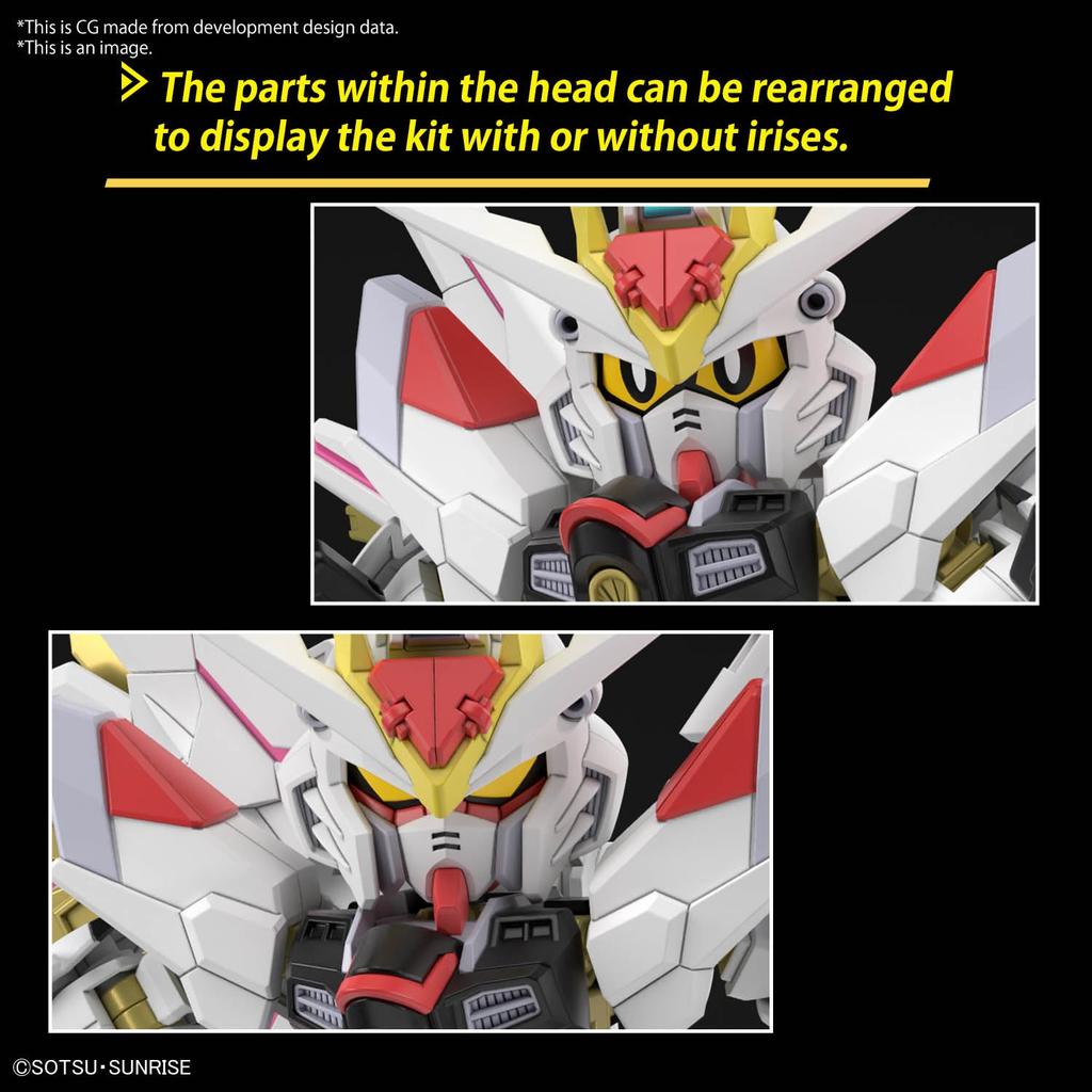 SD Gundam Cross Silhouette SDCS Мобильный доспех Gundam SEED FREEDOM Mighty Strike Freedom Gundam Пластиковая модель в наборе Предварительно окрашенная