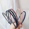 Rhinestone Headwear Crystal Hair Hoop Women Hairband Hair Holder  for Women Lady Girl