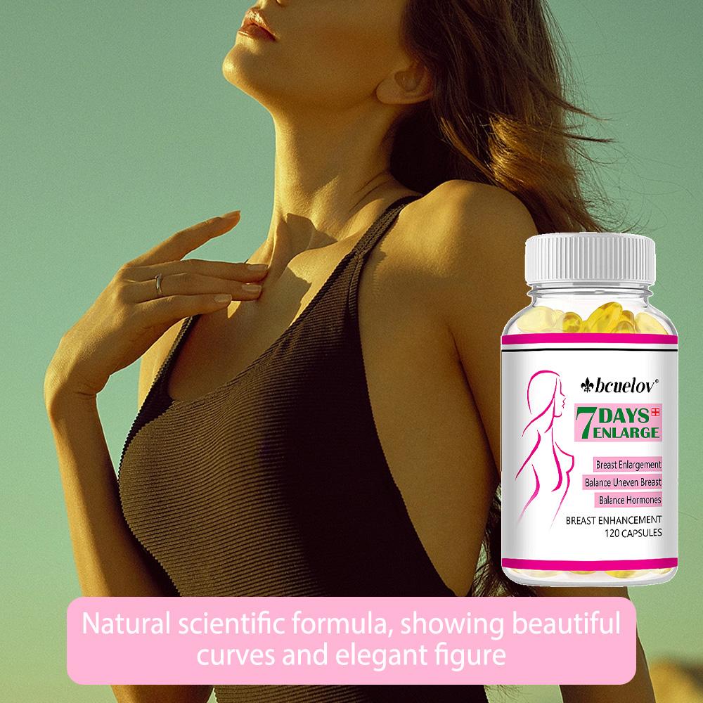 7 Days Female Bigger Breasts Butt Enlargement For Fuller Figure 120 Capsules