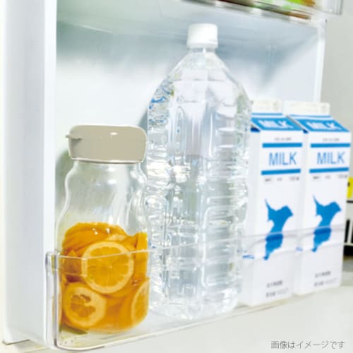 Toyo Sasaki Glass Fruit Syrup Bottle, Beige, 930ml, Made in Japan, Good Design Award Winning, Glass Storage Bottle, Plum Wine Bottle, Fruit Wine, Pick